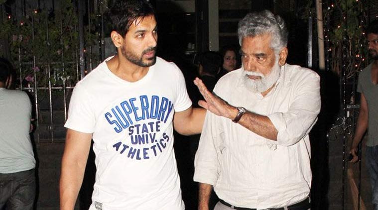 John Abraham with his Father