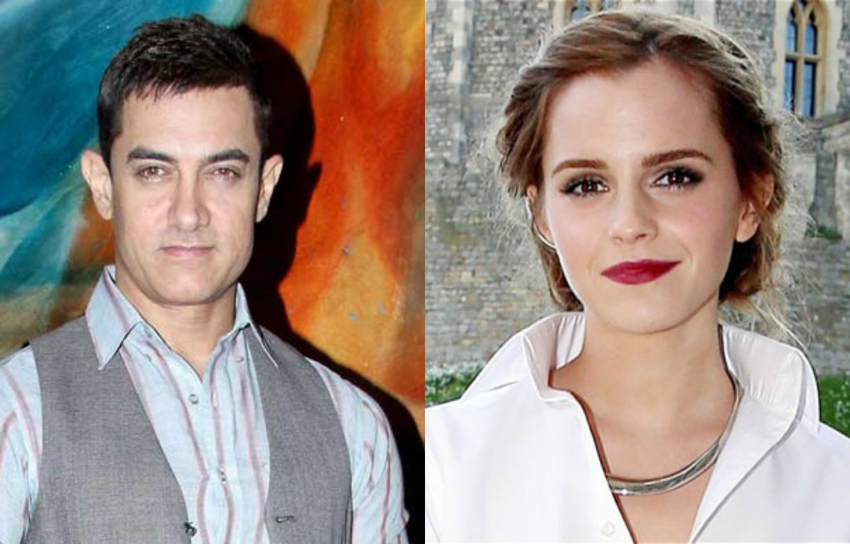 Emma Watson Aamir Khan pictures