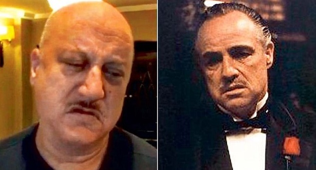 Anupam Kher Marlon Brando photos