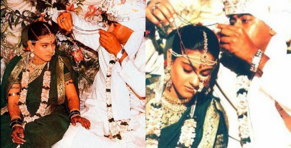 Kajol - Ajay Devgn Wedding Image