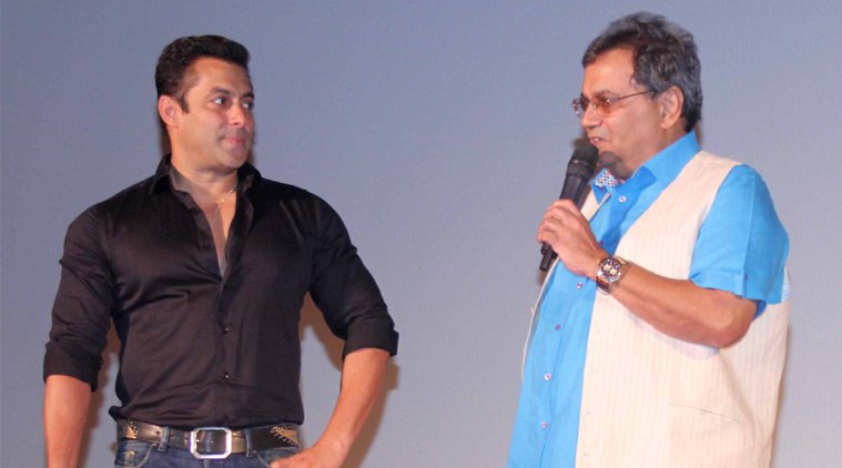 Subhash Ghai with Salman Khan