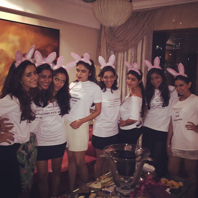 Rare picture of Shraddha Kapoor at a spinsters party with her girl gang.