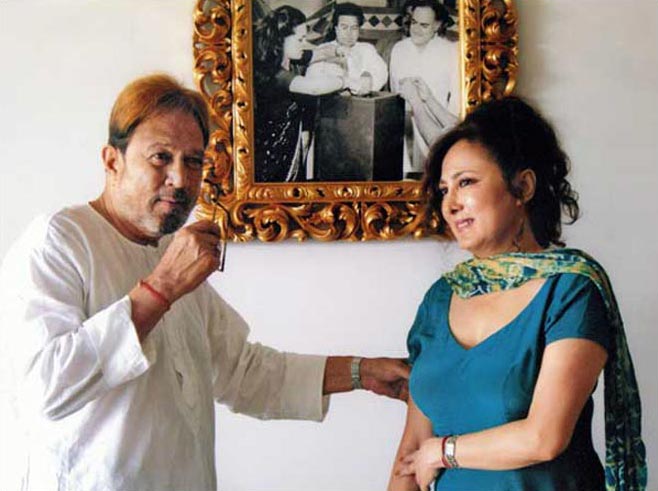 Rajesh Khanna and Anita Advani
