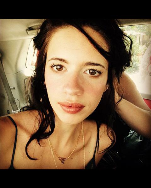 kalki Koechlin's car selfie.