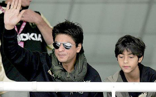 Aryan Khan with Father SRK