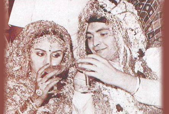 Neetu singh and Rishi Kapoor marriage