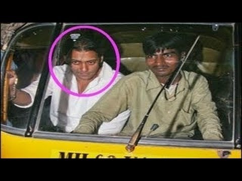 Salman Khan in auto rickshaw