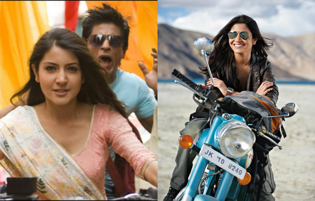 Anushka Sharma rode bike in films