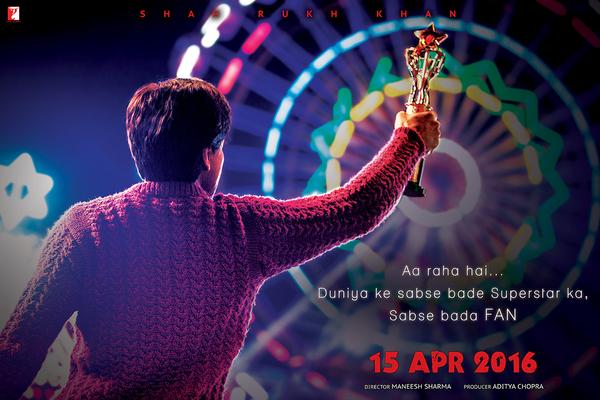 Shah Rukh Khan's Fan teaser poster