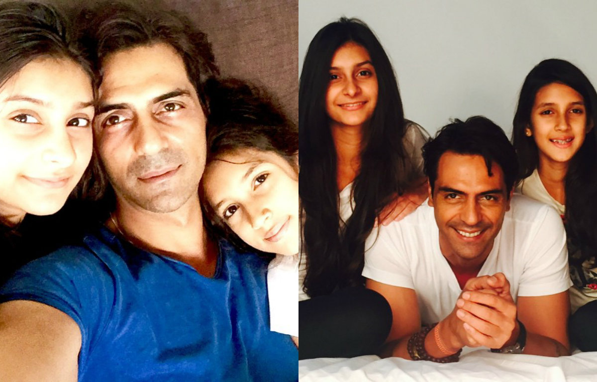 Instagram pictures of Arjun Rampal with his adorable daughters