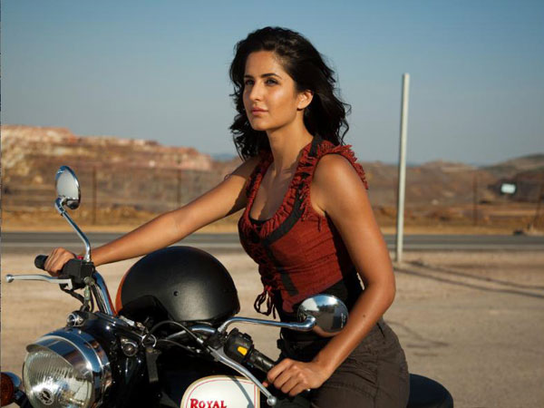 Katrina Kaif rode bike in films