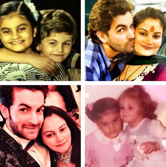 Neil Nitin Mukesh with sister