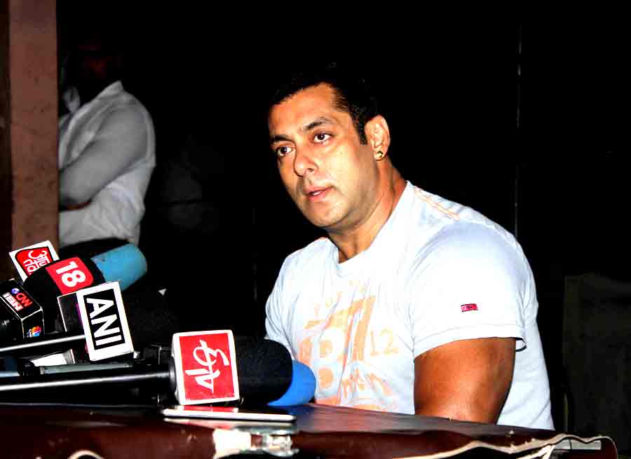 Salman Khan at a press conference