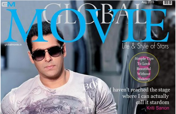 Salman Khan graces cover of Global Movie Magazine