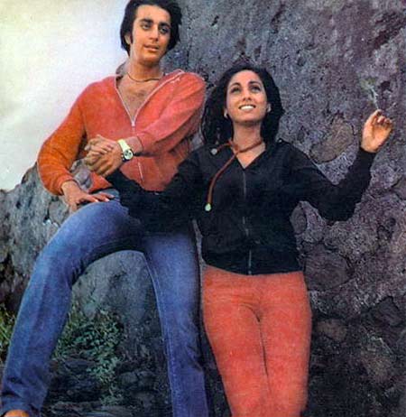 Sanjay Dutt and Tina Munim
