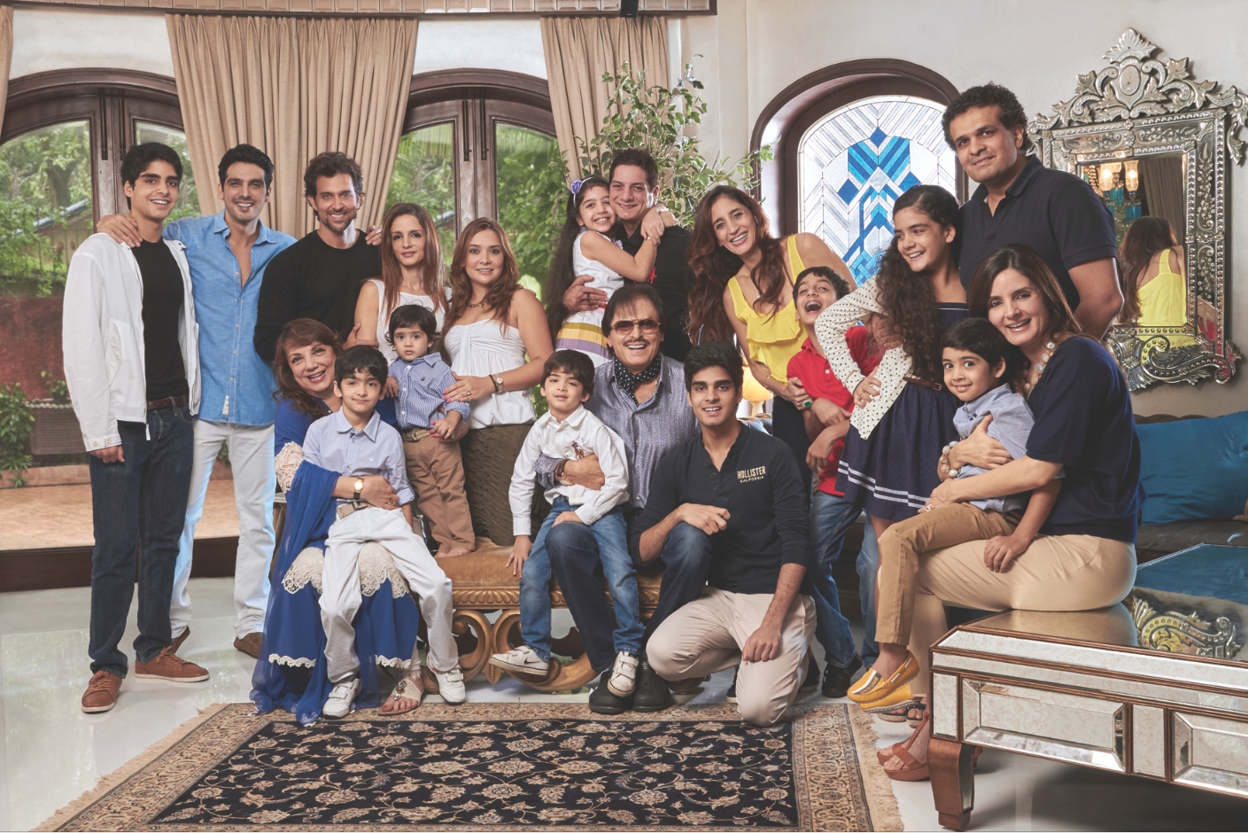 Zarine Khan with family