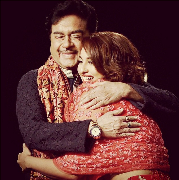 Sonakshi Sinha with her dad
