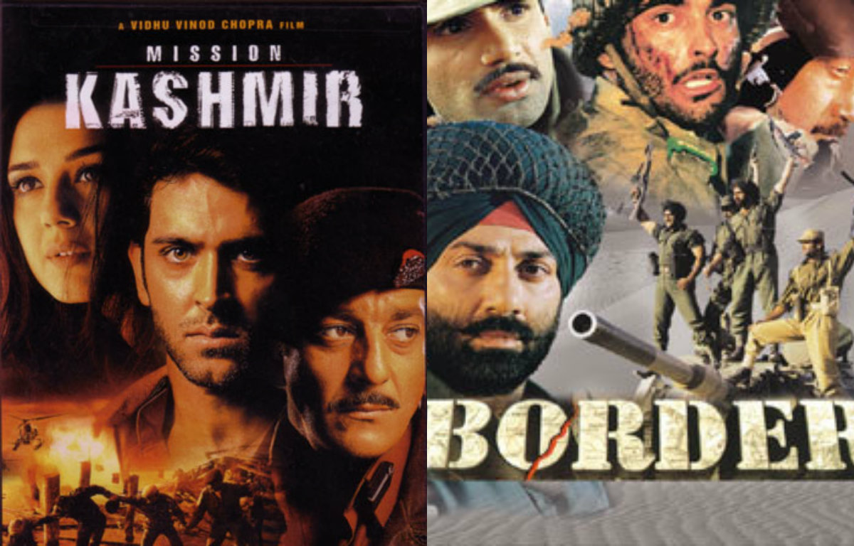 Bollywood films were based on India-Pakistan conflict.
