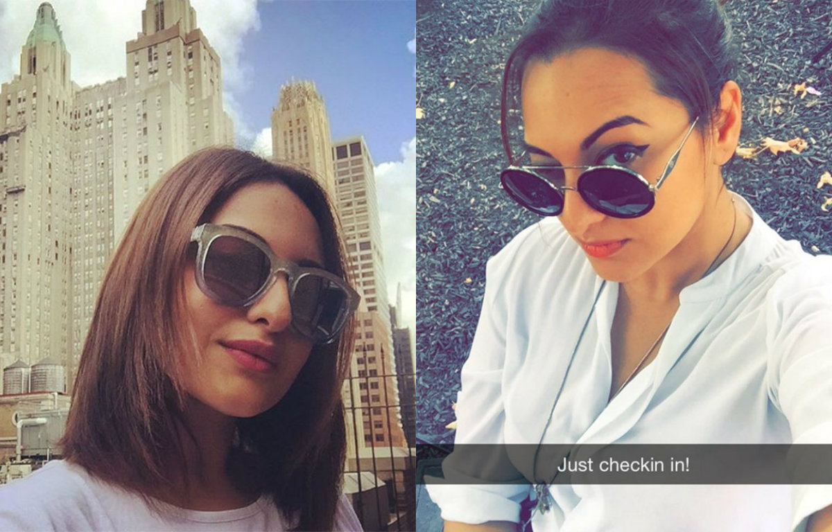 In Pictures - Sonakshi Sinha chills in USA for Fusion Tour