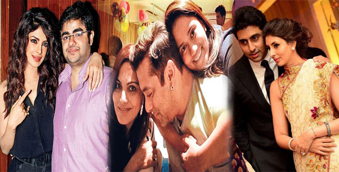 Bollywood celebrities with their brothers and sisters
