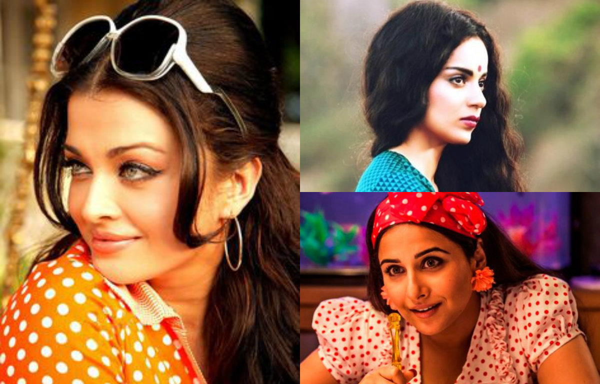 Bollywood actresses in retro look
