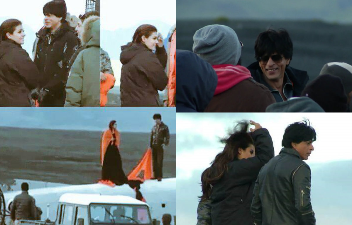In Pictures - Shah Rukh Khan and Kajol on the sets of Dilwale in Iceland