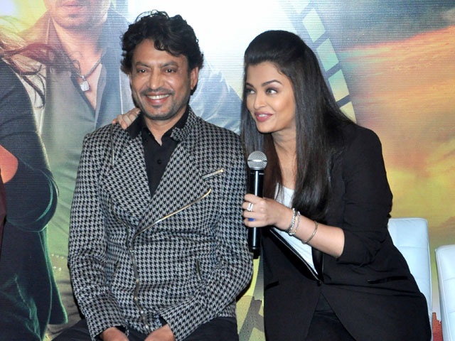 Aishwarya Rai: Irrfan Khan jazbaa trailer launch