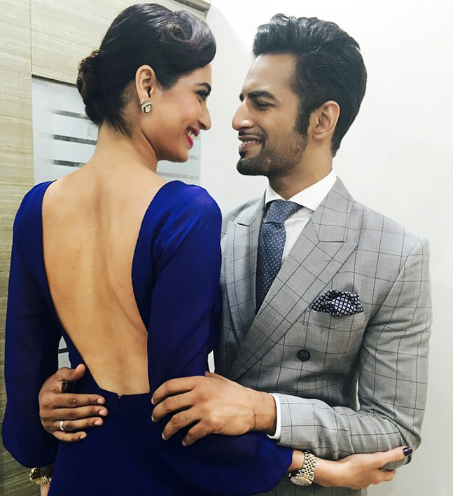 Adorable pictures of Upen Patel and Karishma Tanna.