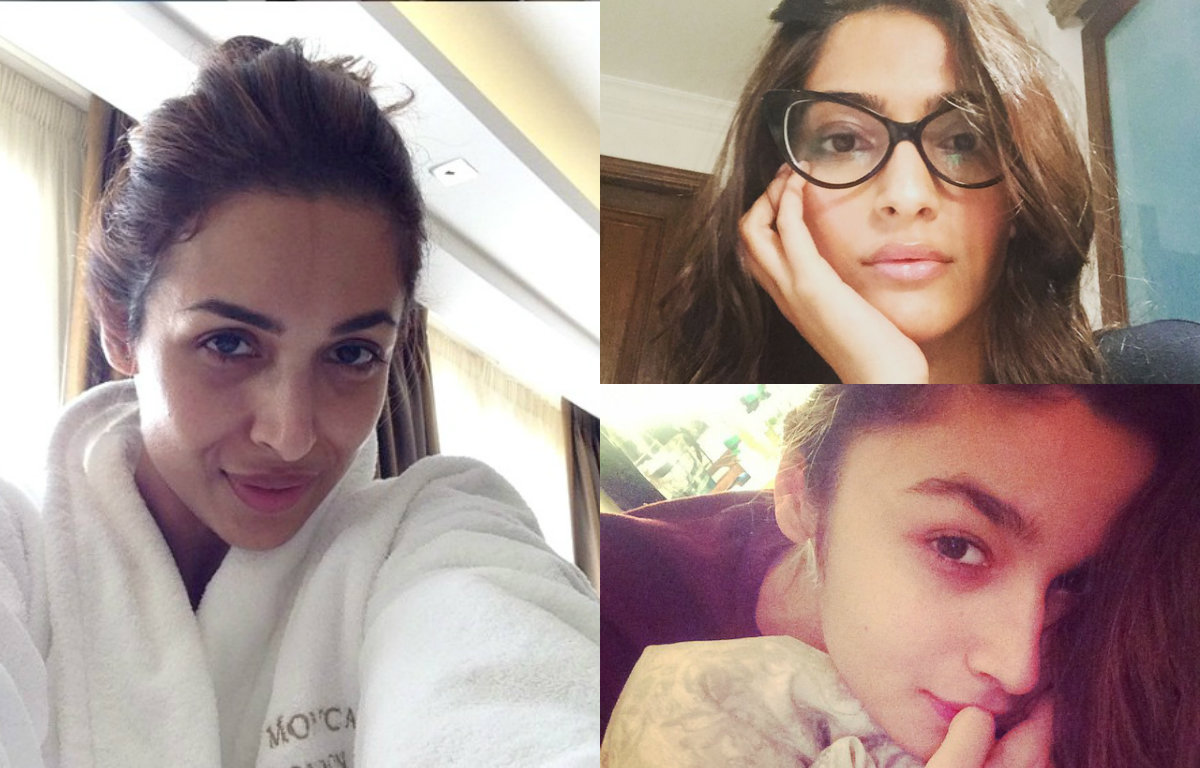 These Bollywood divas don't need make up for selfies