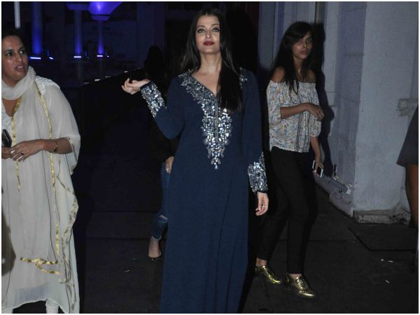 Aishwarya Rai Bachchan in blue dress