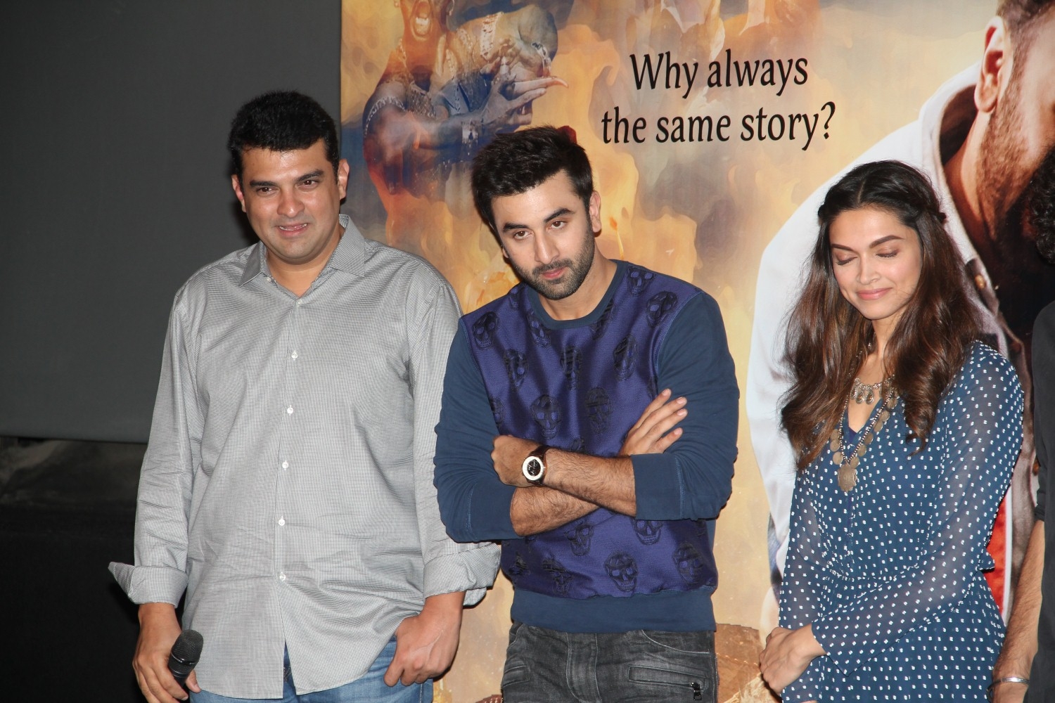 ‘Tamasha‘ star cast at the launch of the movie trailer