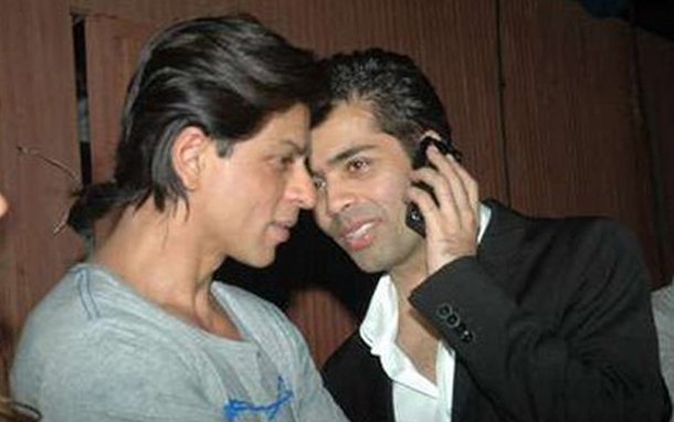 Shah Rukh Khan and Karan Johar