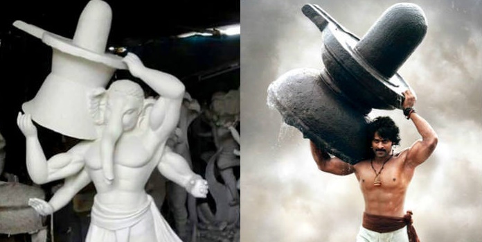 Prabhas' 'Baahubali Ganesha idols