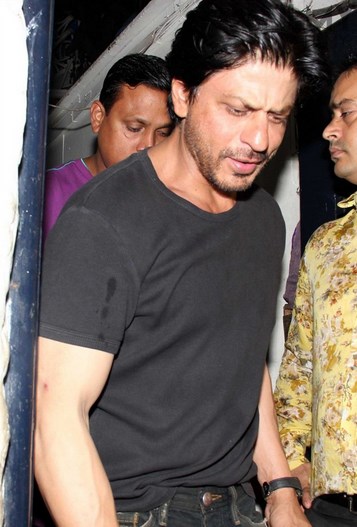 Shah Rukh Khan at Olive bar.