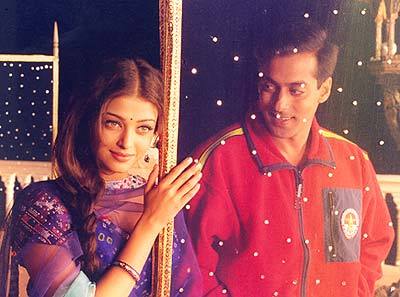 Adorable picture of the ‘Most Loved’ on-screen couple Salman Khan and Aishwarya Rai.