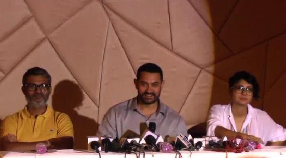 Aamir Khan at a press meet