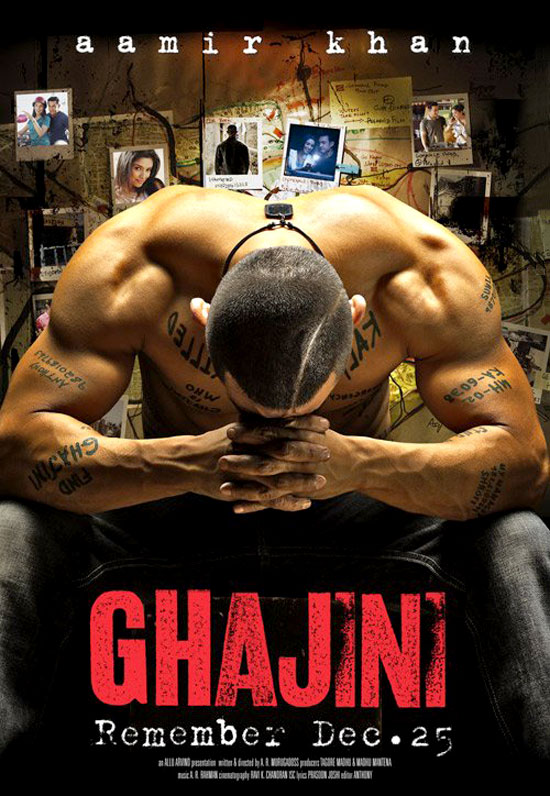 Ghajini Bollywood film poster