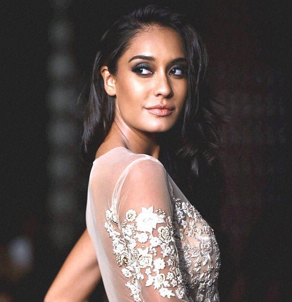 Lisa Haydon in white