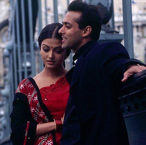 Adorable picture of the ‘Most Loved’ on-screen couple Salman Khan and Aishwarya Rai.