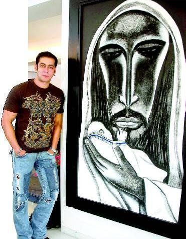 Paintings done by Salman Khan.