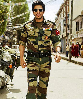 Shah Rukh Khan as Army officer