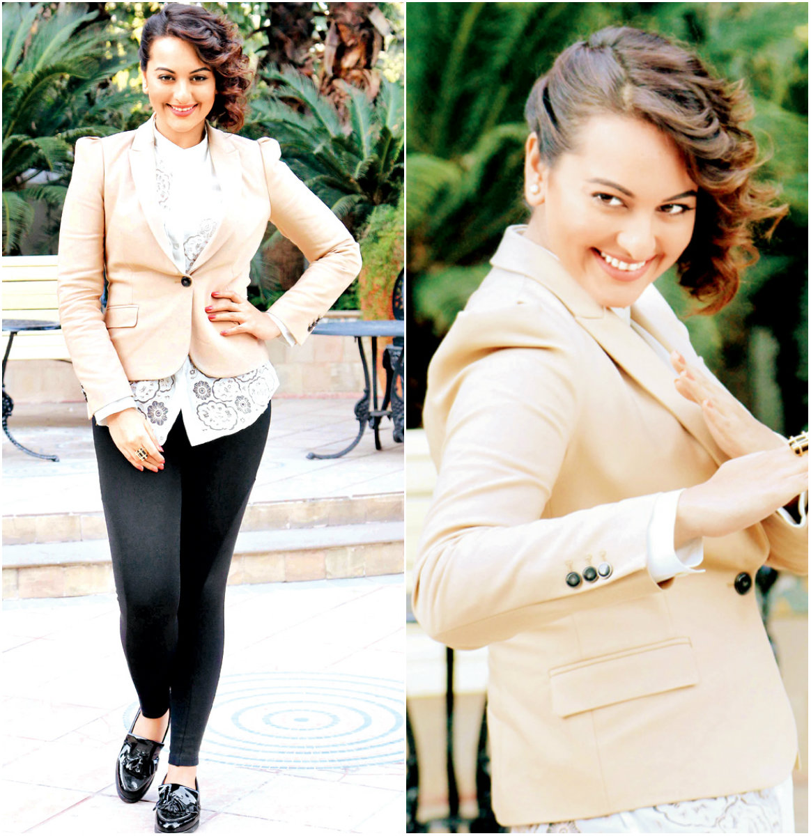 Sonakshi Sinha is looking real chic in this suit.