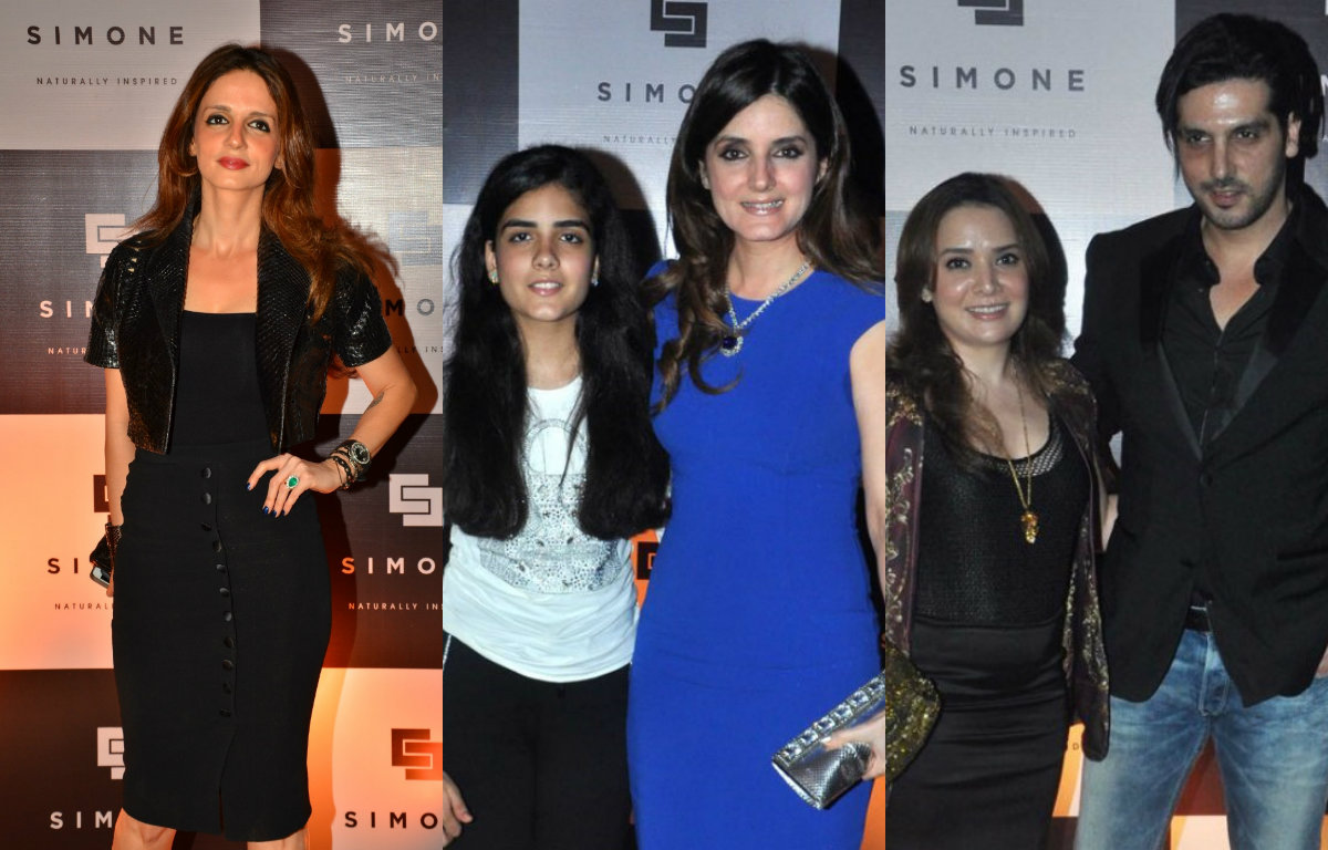 Sussanne Khan and family