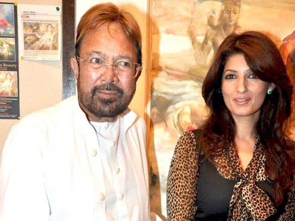 Twinkle Khanna with Rajesh Khanna