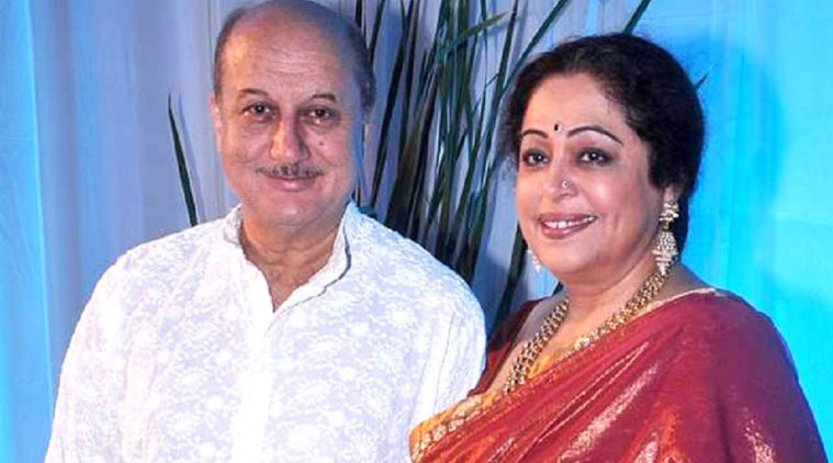 Anupam Kher with wife Kirron Kher