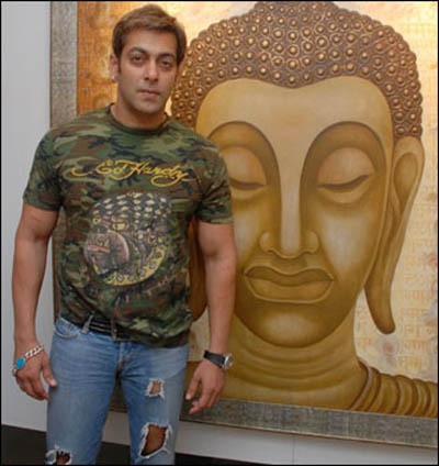 Paintings done by Salman Khan.