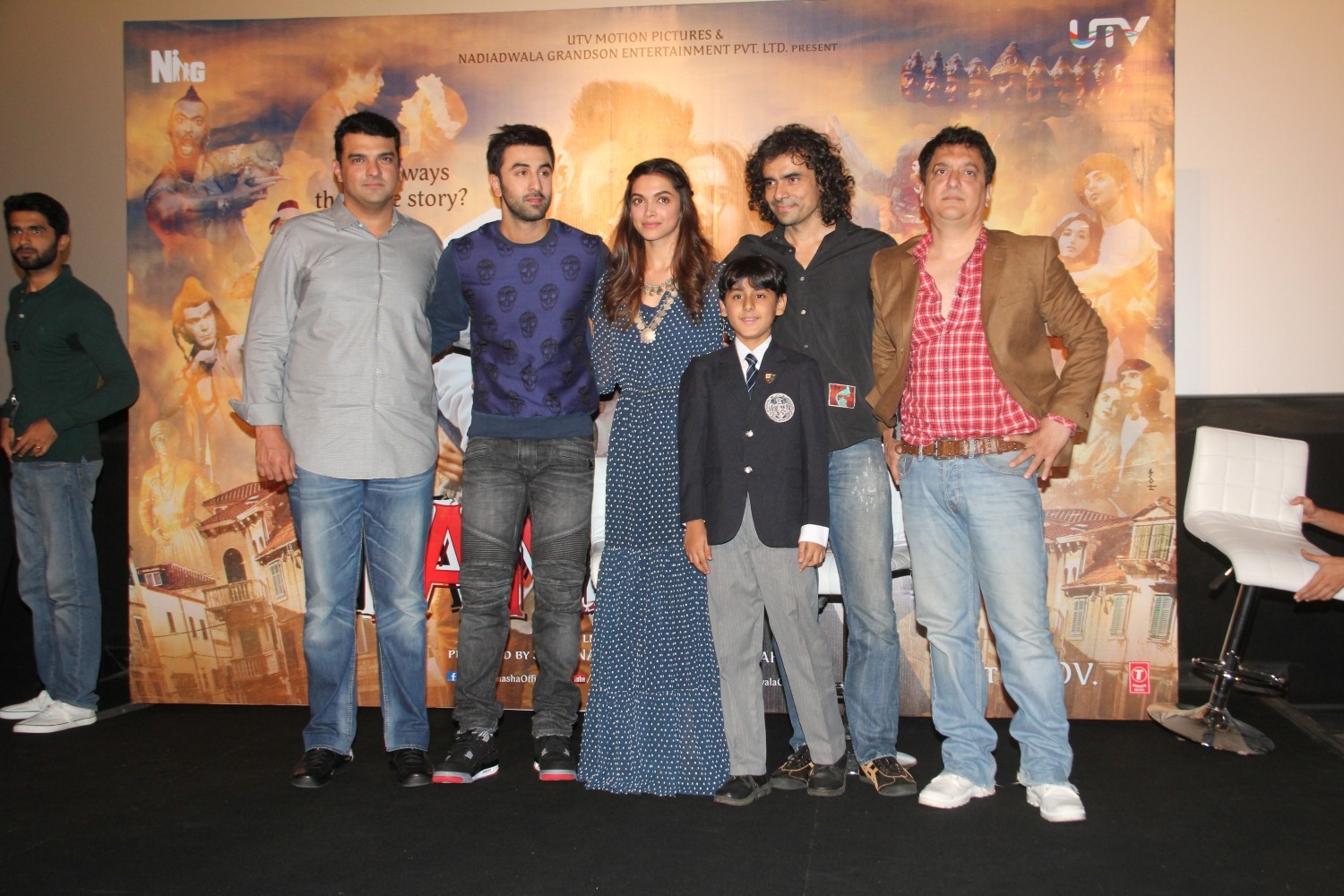 ‘Tamasha‘ star cast at the launch of the movie trailer
