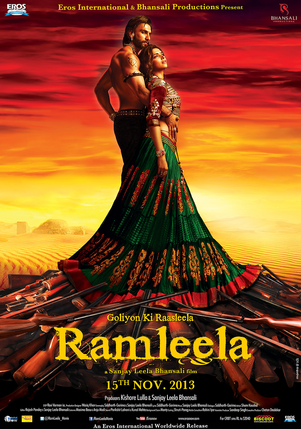 Goliyon Ki Ras Leela-Ram Leela Bollywood film poster