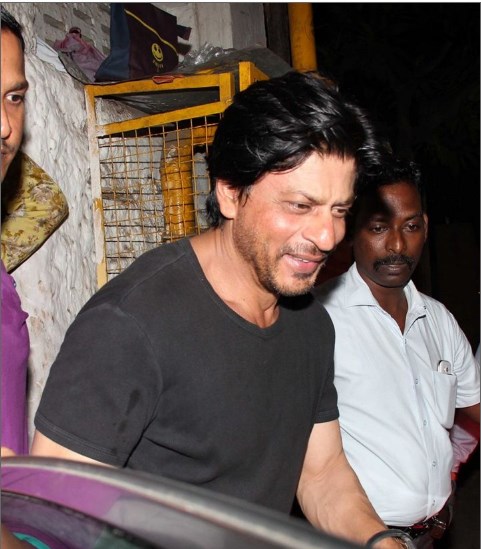 Shah Rukh Khan at Olive bar.