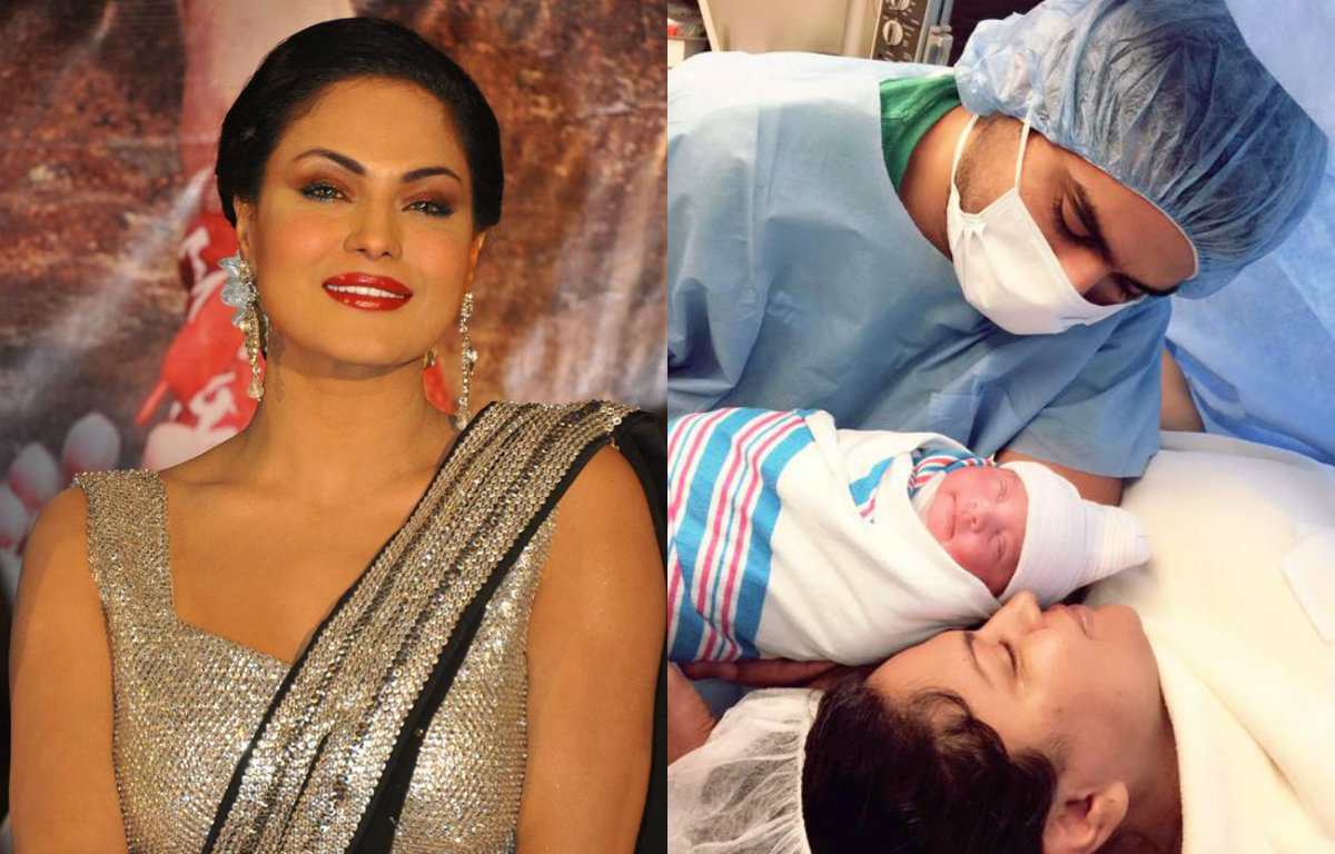 Veena Malik blessed with a baby girl